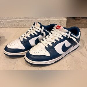 Nike Dunk Low Midnight Navy White Men’s 8.5 Good Condition No Box